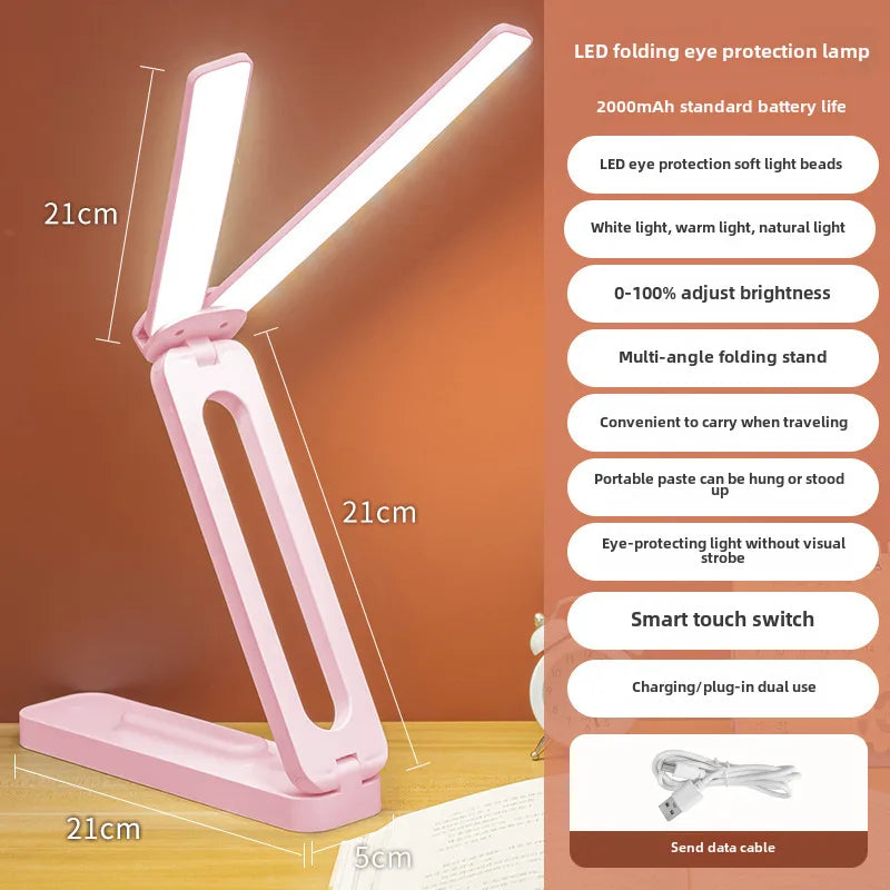 Eye-protection Reading Lamp For Study Led Desk Lamp Modern Simple Style Adjustable Brightness Touch Control