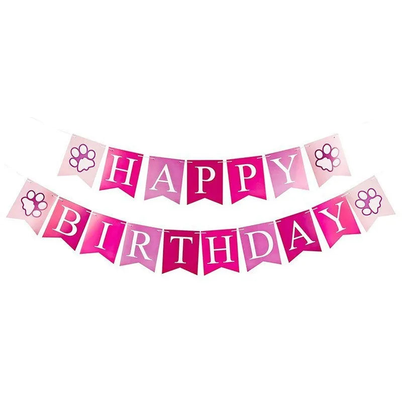 Cute Polyester Birthday Cartoon Printing pet saliva towel Pet Hat