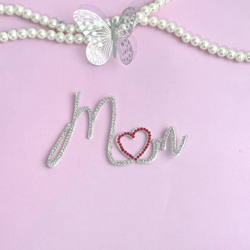Mother'S Day Romantic Letter Heart Shape Felt Party Cake Decorating Supplies Party Supplies Cake Decorating Supplies 1 Piece