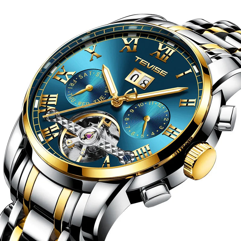 Swiss Tweis Famous watch Tourbillon watch Men's Fashion watch Mechanical watch Trendy Business watch