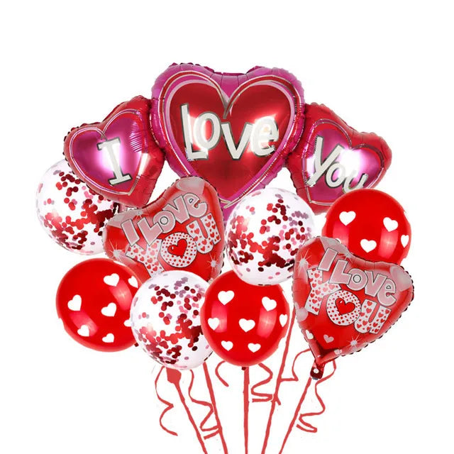 Valentine'S Day IG Style Letter Heart Shape Aluminum Film Party Festival Balloons