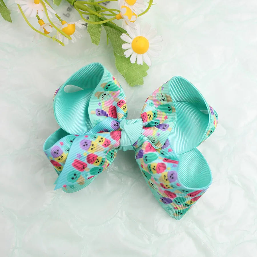 Summer National Day Fruit Bow Hairpin Flamingo Pineapple Bow   Spring New
