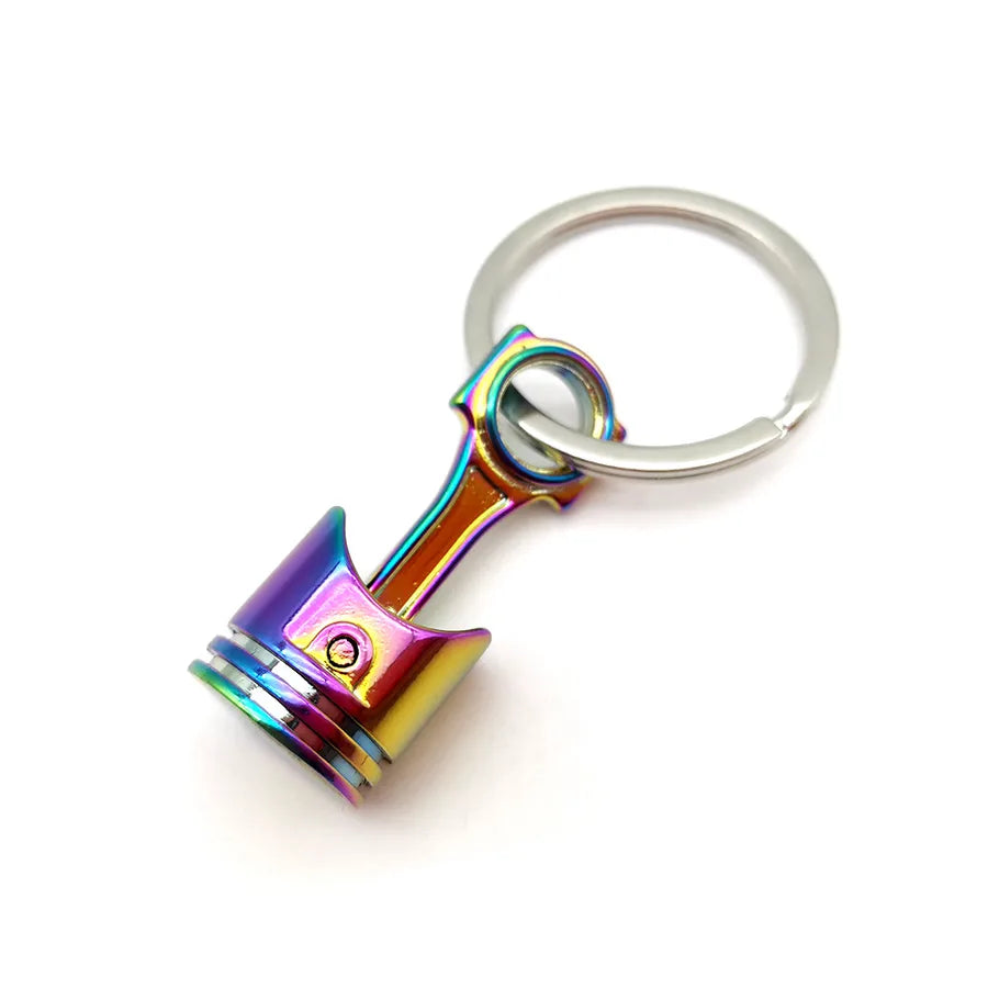 simple style brake disc turbine air filter zinc alloy unisex keychain