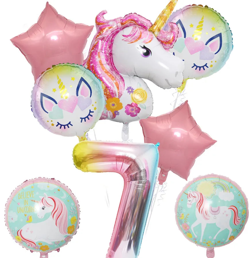 cute rainbow star  aluminum film home party carnival balloons
