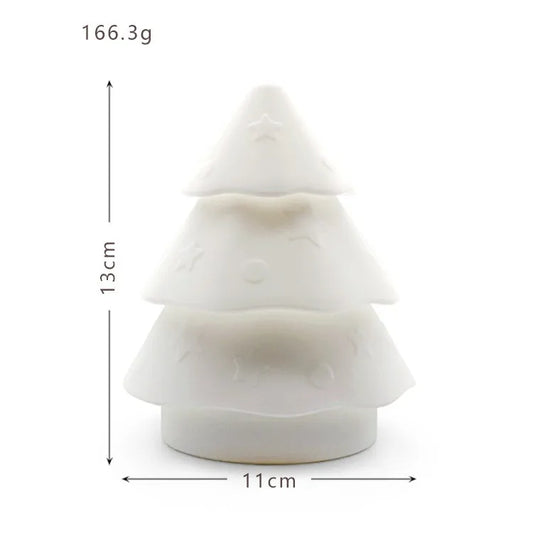 Christmas Simple Style Christmas Tree Silica Gel Indoor Night Lights Led Lights Night Lights