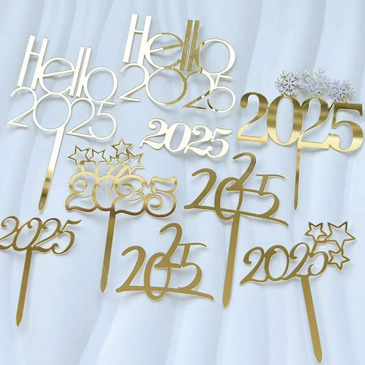 Christmas New Year Casual Elegant Lady Letter Plastic Holiday Banquet Selfie Cake Decorating Supplies Party Supplies Cake Decorating Supplies 1 Piece