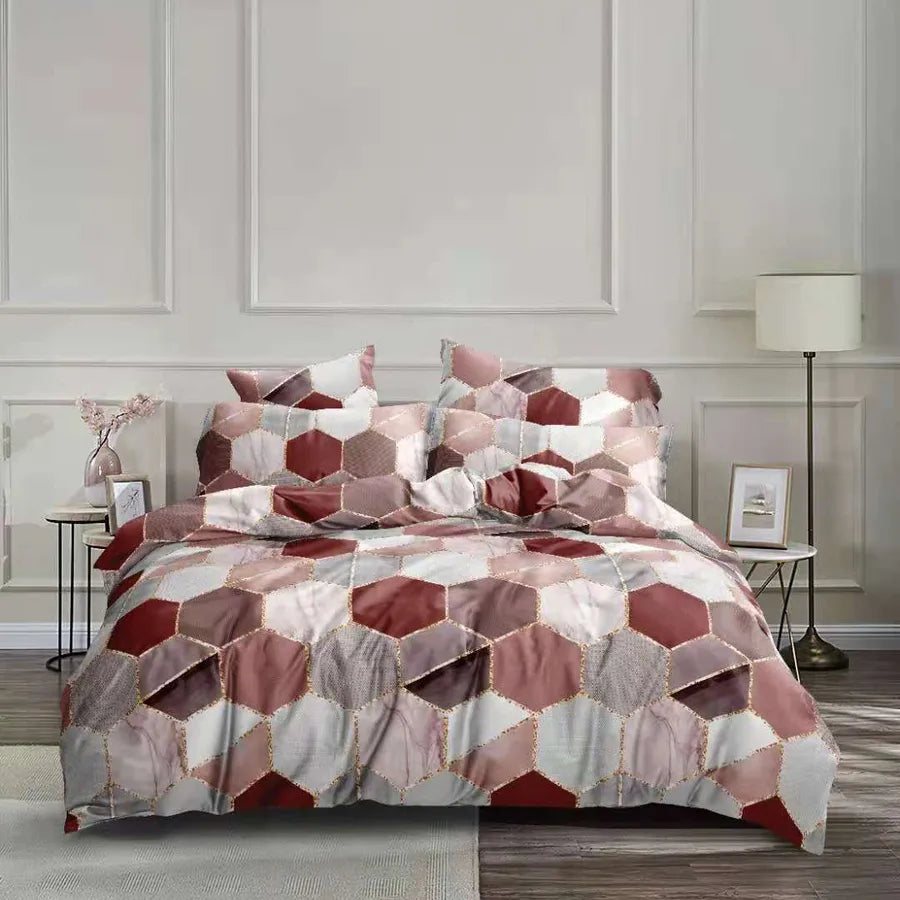 Casual Geometric chemical fiber Beddings Bedding