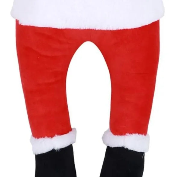 Christmas Tree Decoration Plush Elf Leg Home Decorations Santa Claus Fairy Tale Style Festive Polyester Artwork Hanging Ornament