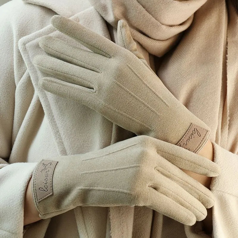 Women's Casual Sweet Solid Color Gloves