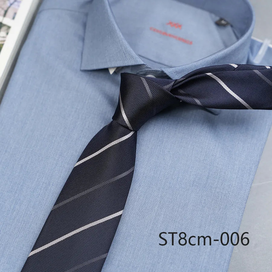 Casual Stripe Polyester Yarn Men's Tie