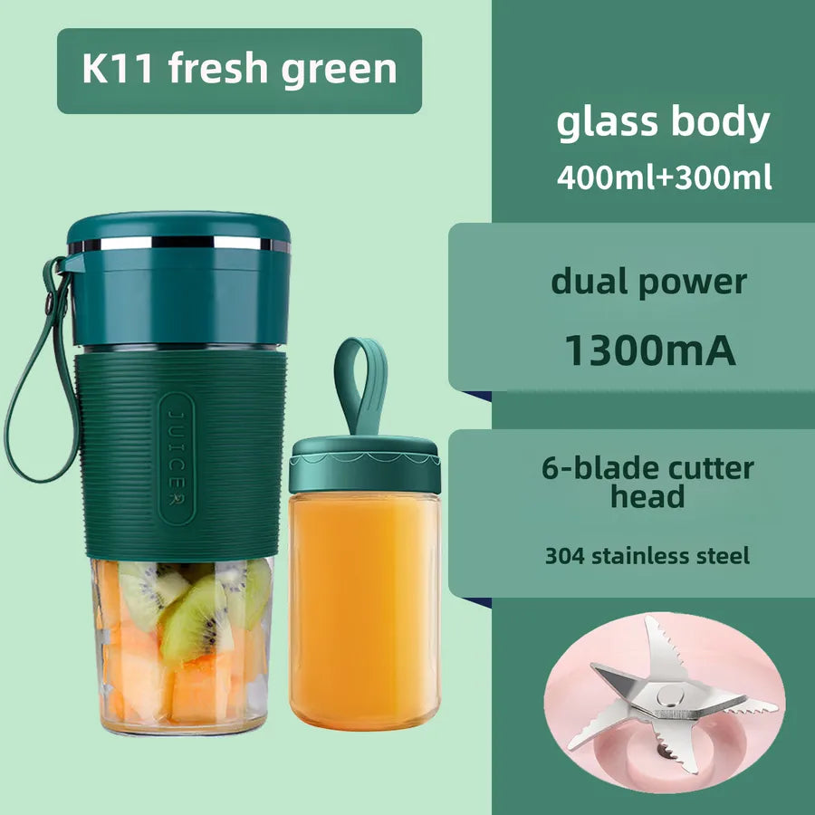 new juicer portable rechargeable small gift juice cup student household multifunctional glass