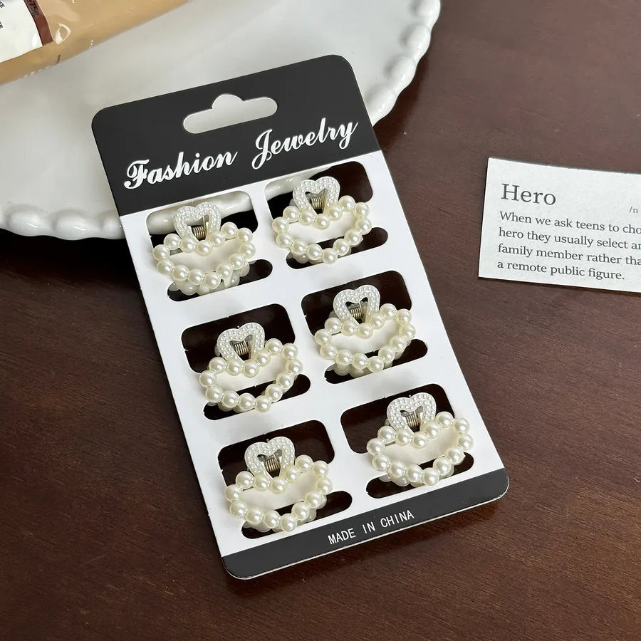 Duowei Jewelry New Version Mini Pearl Hair Accessories Small Elegant Hair Accessories Versatile Bangs Hair Clips Shower Hair Clips