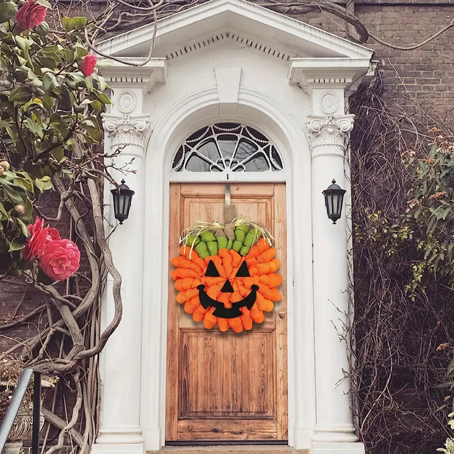 Halloween Cartoon Style Pumpkin Party Garlands Decorations Hanging Ornaments Party Supplies