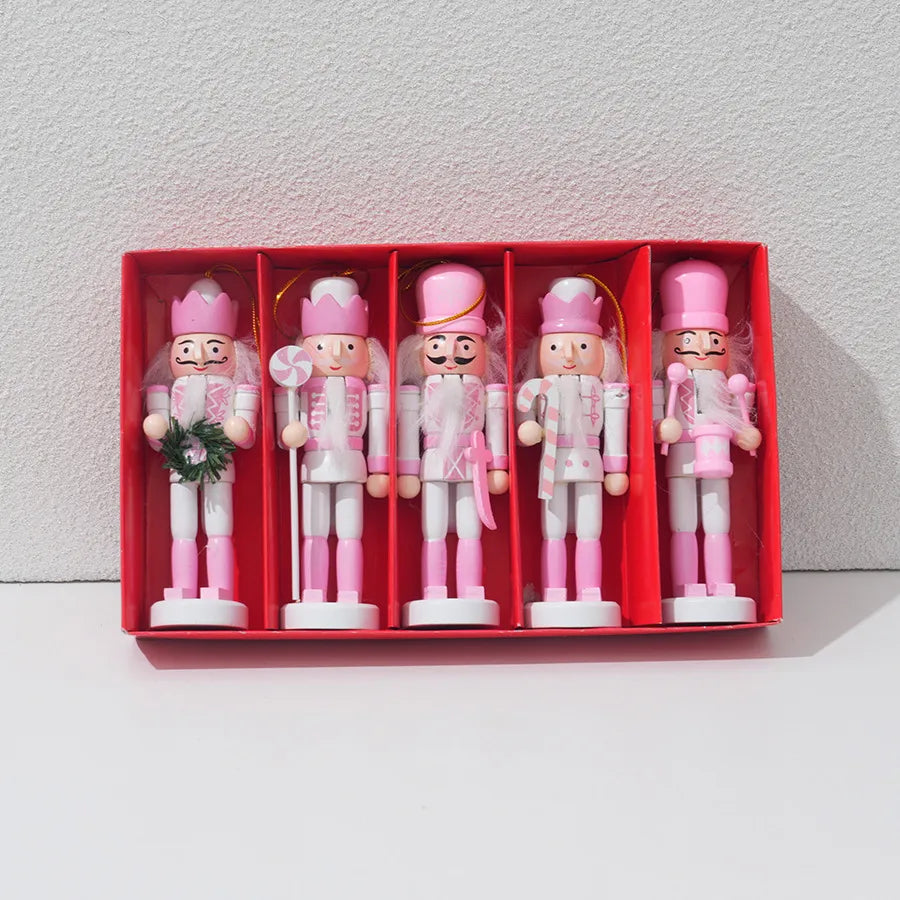 Christmas Cute Soldier Wood Party Festival Ornaments