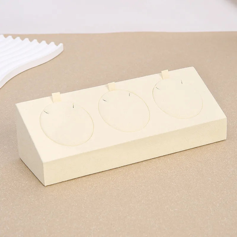 1 Piece Microfiber Elegant Simple Style Geometric Solid Color Jewelry Display Jewelry Rack