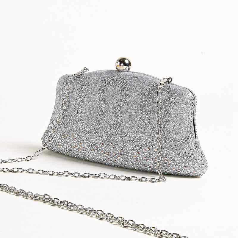 Polyester Geometric Dumpling Shape Evening Bags