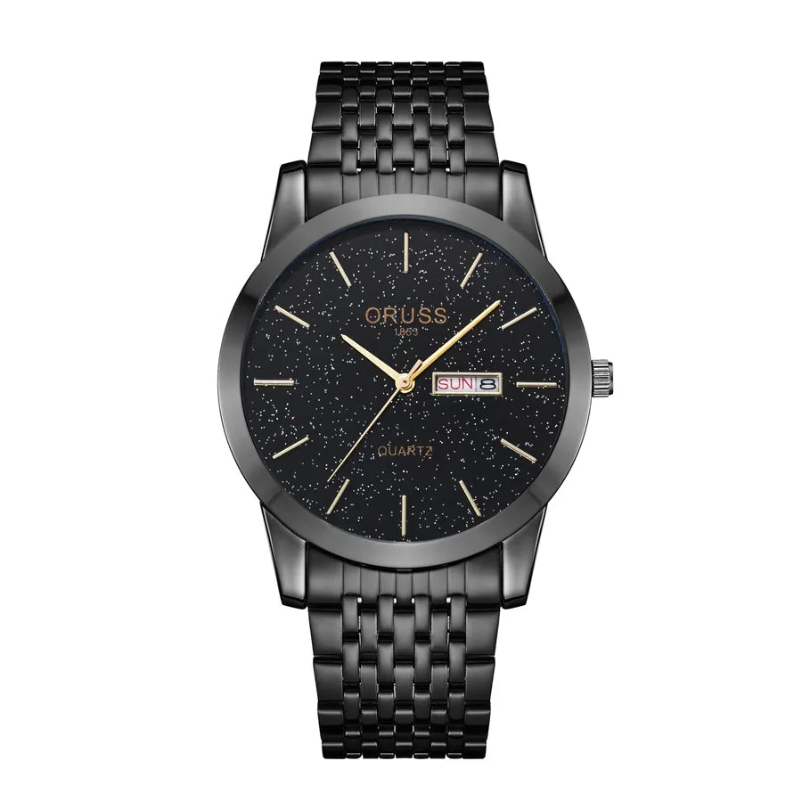 TikTok Gentleman Star Movement Watch Men's Watch Genuine Luminous Waterproof Calendar High-end Handsome Fashion  New