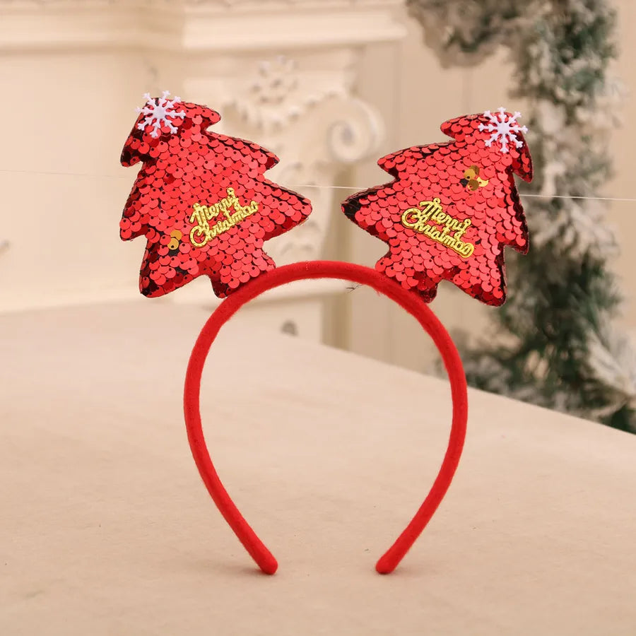 Christmas Cute Snowman Antlers Elk Nonwoven Party Festival Hair Band Costume Props Party Accessories