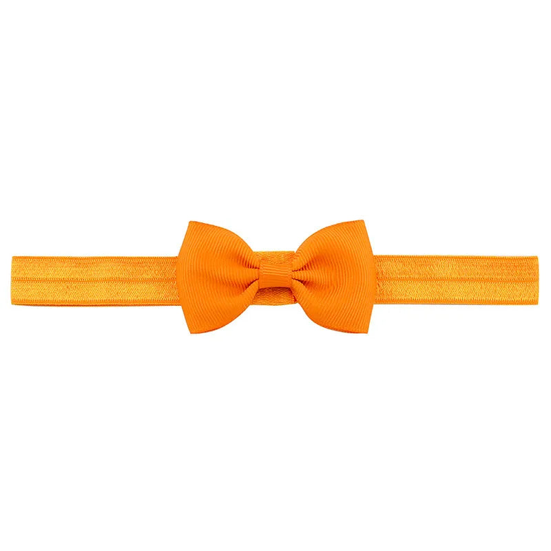 Explosive New Hairband Simple  Kidsren's Multi-color Optional Bow Rib Single Knot Headband  Hot Sale