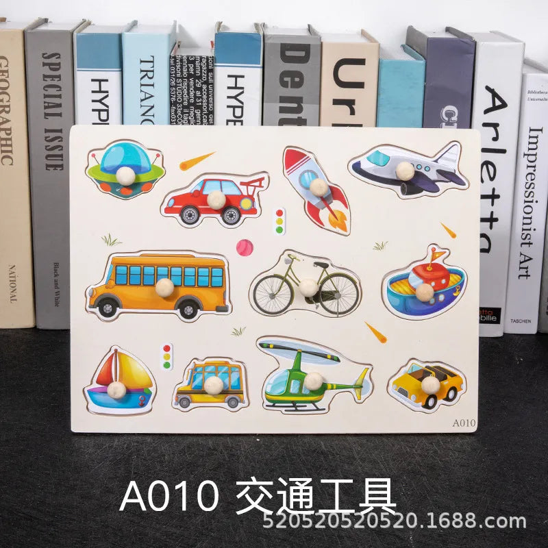 children 's education wooden toys numbers alphabet fruit intelligence building blocks 1 set