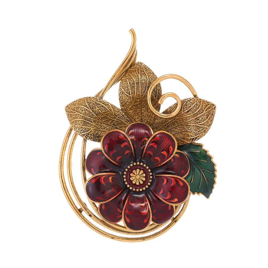 Elegant Cute Luxurious Animal Plant Mask Alloy Inlay Rhinestones Women's Unisex Brooches