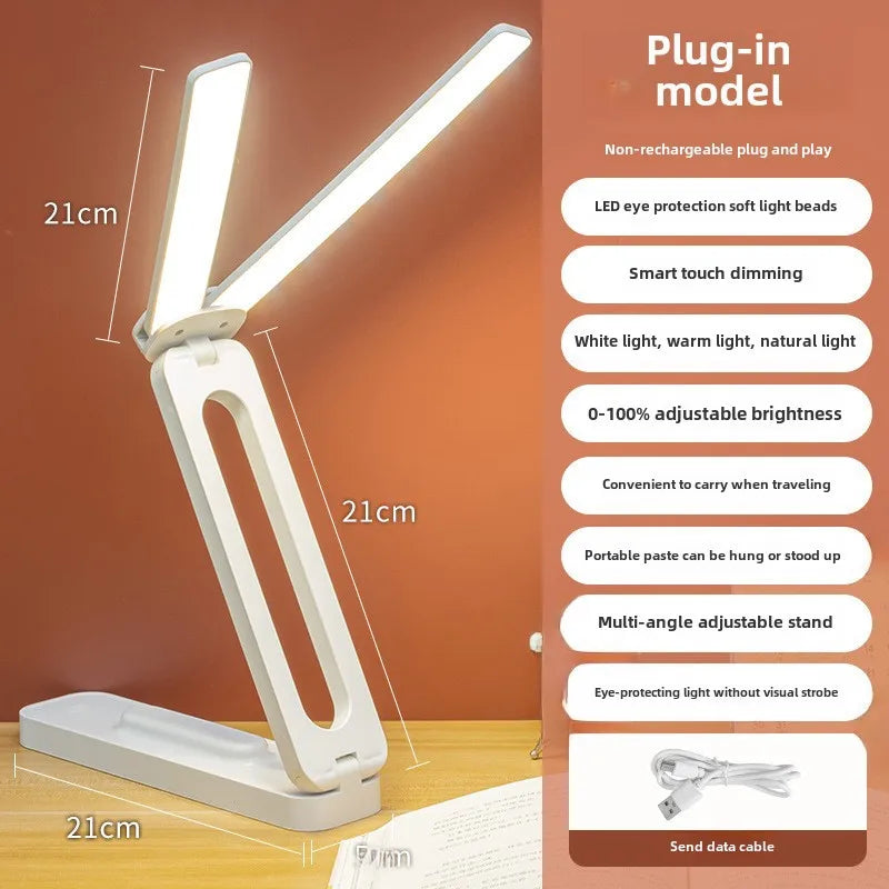 Eye-protection Reading Lamp For Study Led Desk Lamp Modern Simple Style Adjustable Brightness Touch Control