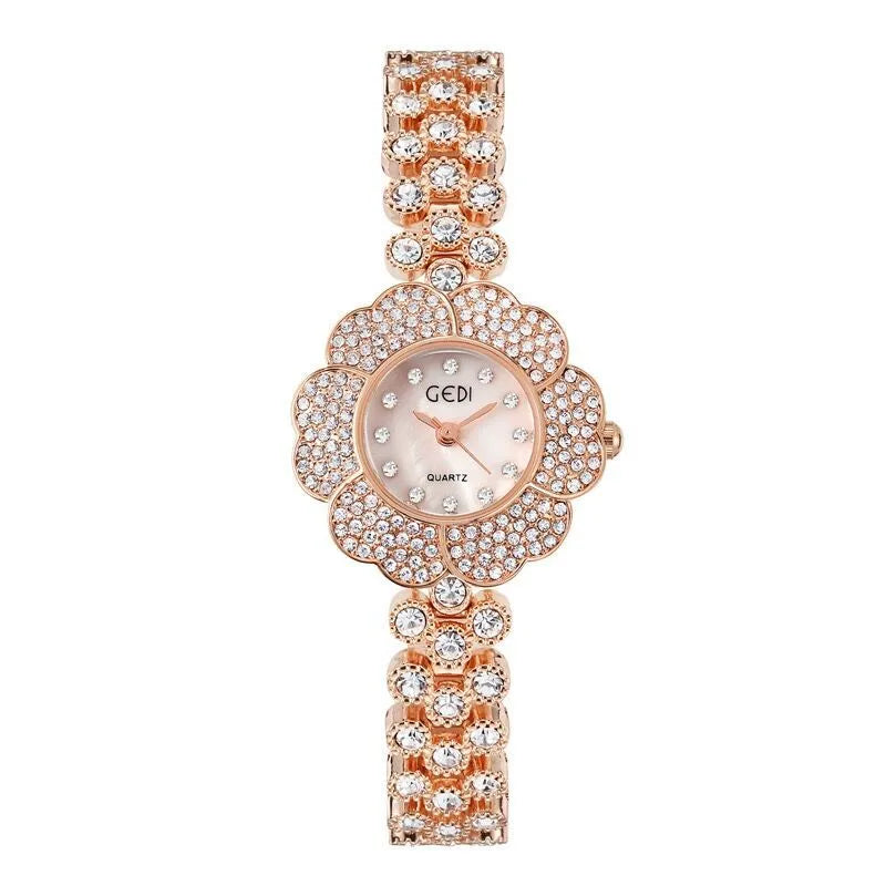 Casual Elegant Solid Color Jewelry Buckle Quartz Watch Women's Watches
