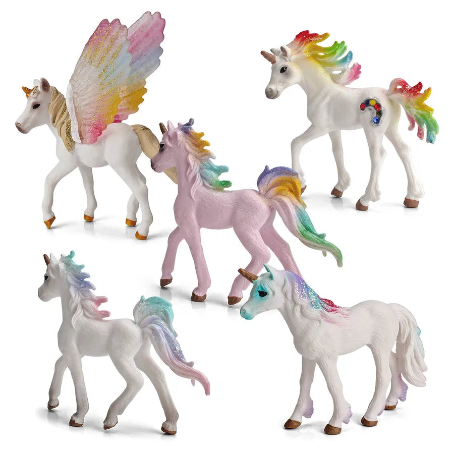ornaments horse plastic plastic toys