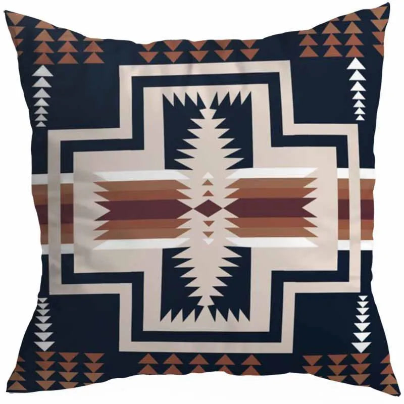 vacation sweet geometric stripe solid color linen fibre peach skin pillow cases