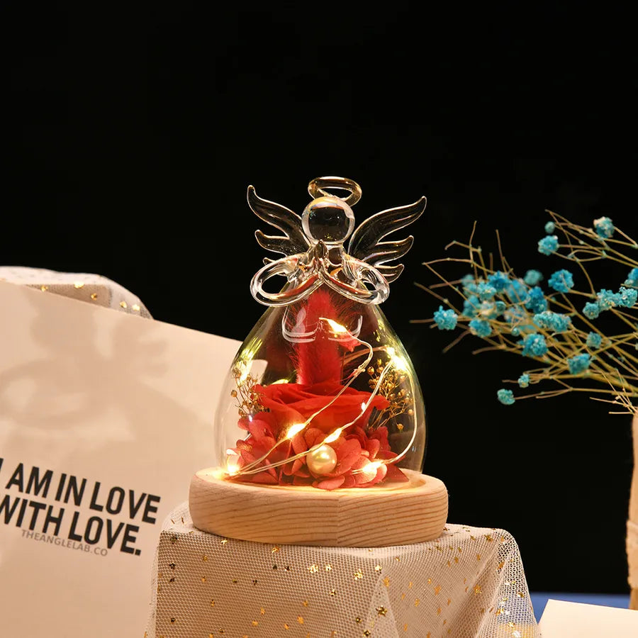 valentine's day simple style angel glass indoor party festival ornaments