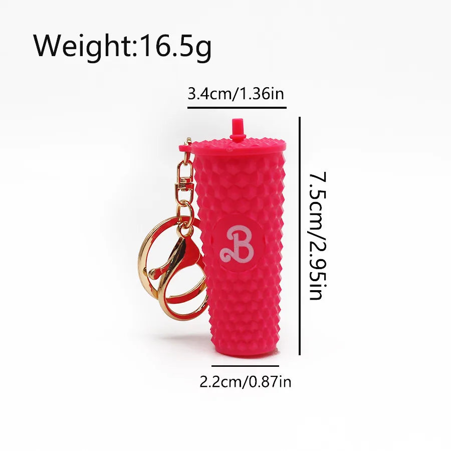 Simple Style Colorful Plastic Unisex Keychain