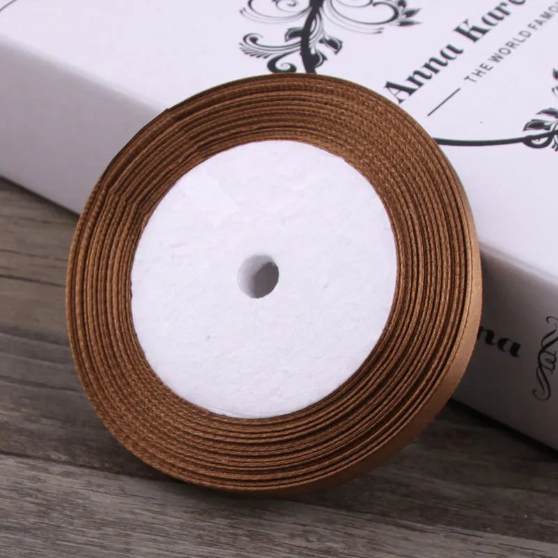 6mm Wide Ribbon Red Ribbon Fabric Ribbon 6mm Packaging Woven Hair Ribbon Thin Ribbon Headwear Hair Accessories Gold Line Ribbon