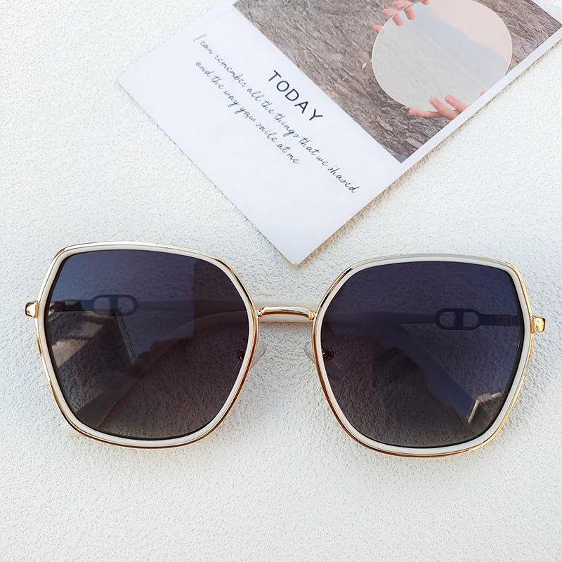 ig style solid color pc resin square full frame men's sunglasses