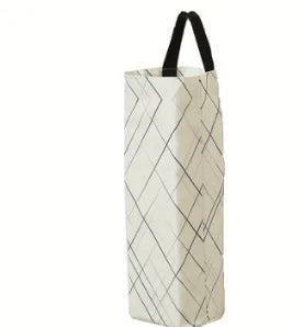 Japanese Style Leaves Plaid Butterfly Polyester storage bag