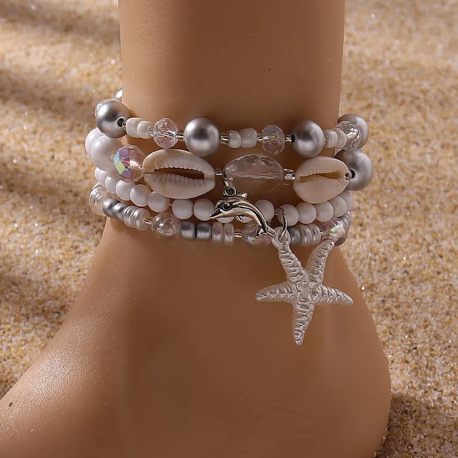 Wholesale Jewelry Hawaiian Animal Plastic Zinc alloy Anklet