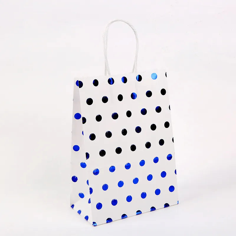 fashion round dots kraft paper daily gift wrapping supplies 1 piece