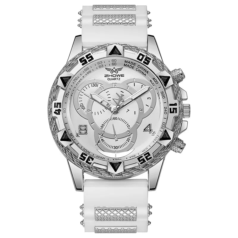 Elegant Lady Geometric Single Folding Buckle Quartz Men's Watches
