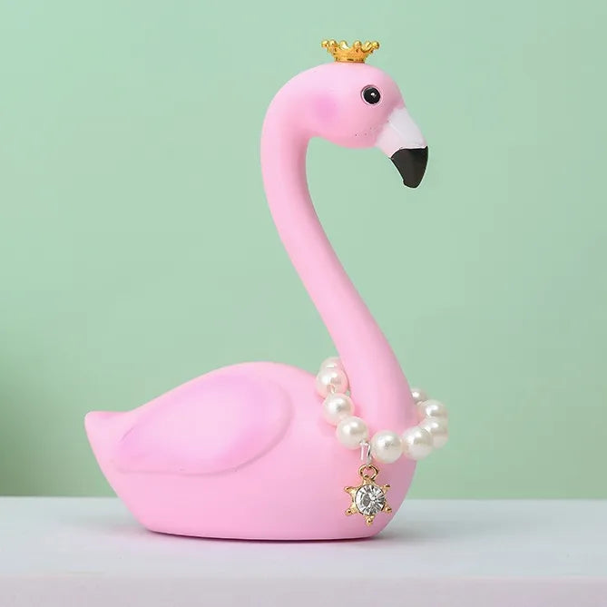 Creative  Flamingo Ornaments Home Living Room Bedroom Girl Room Decoration Props Resin Crafts