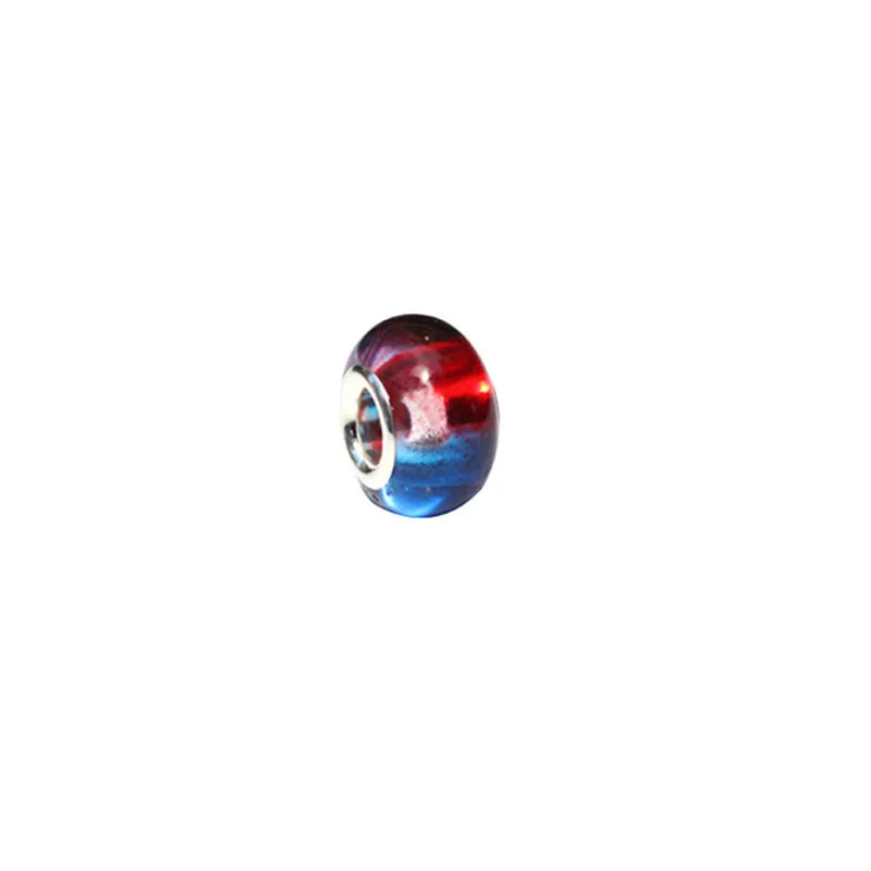 10 PCS/Package 9 * 14mm Hole 5~5.9mm Resin Color Block Oval Beads
