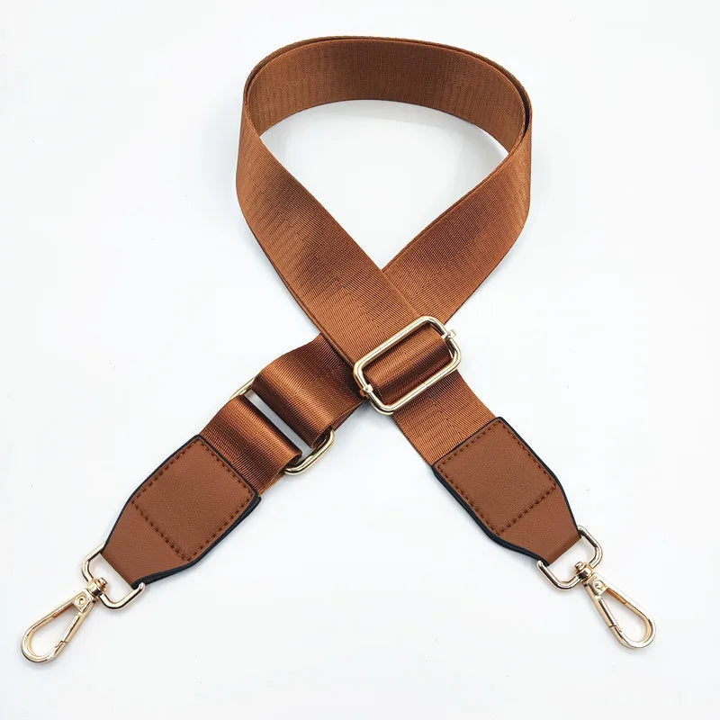 Bag strap shoulder strap solid color men's bag with nylon shoulder crossbody lengthened replacement belt bag accessories 3.8cm bag broadband
