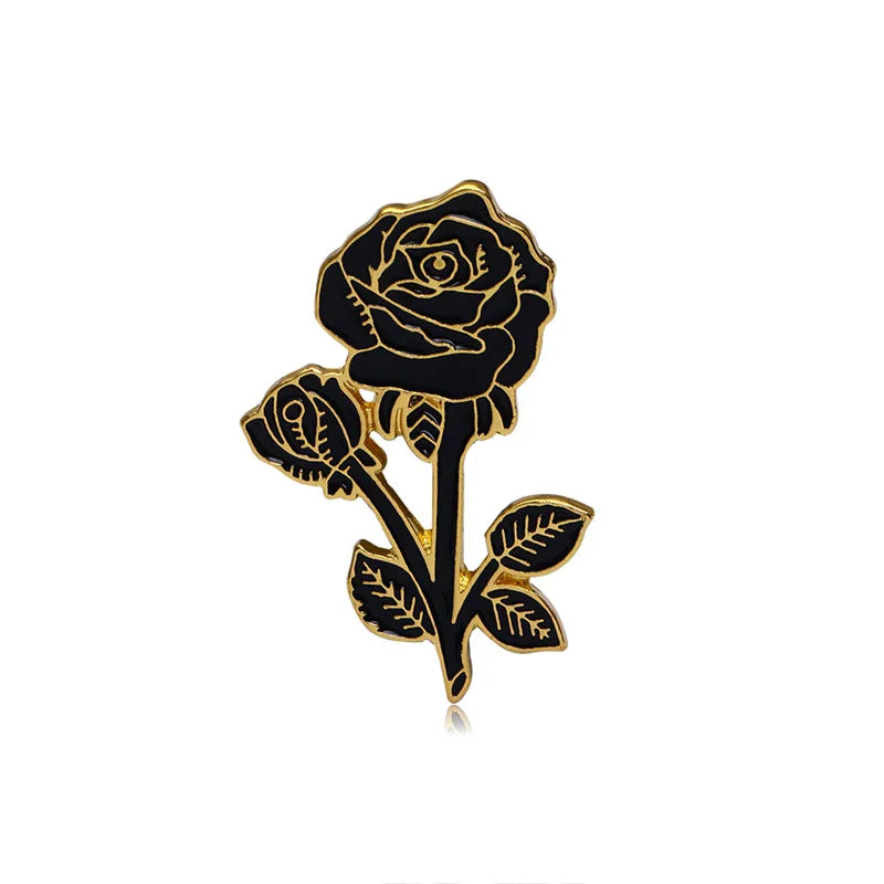 Casual Elegant Lady Flower Alloy Stoving Varnish Plating Unisex Brooches