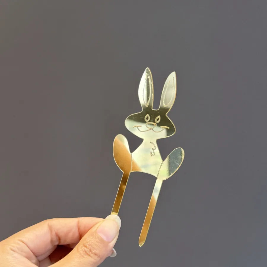 Easter Birthday Cute Rabbit Letter Acrylic Party Birthday Cake Decorating Supplies Party Supplies Cake Decorating Supplies 1 Piece