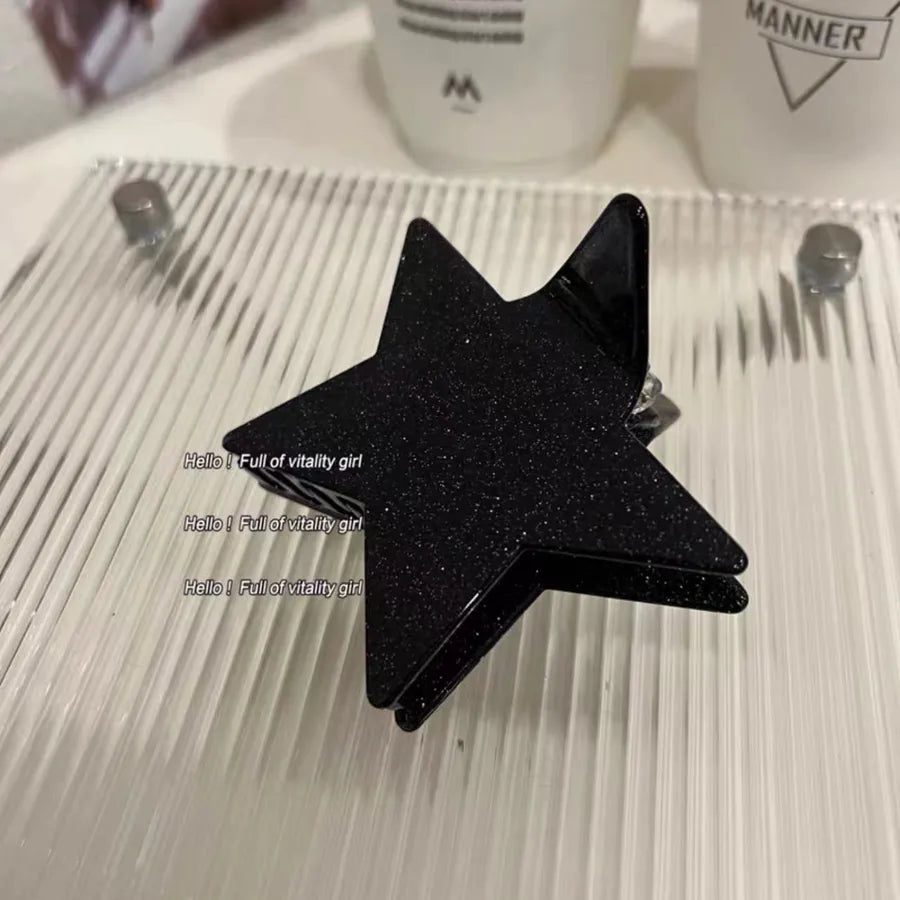women's fashion star acetic acid handmade hair claws