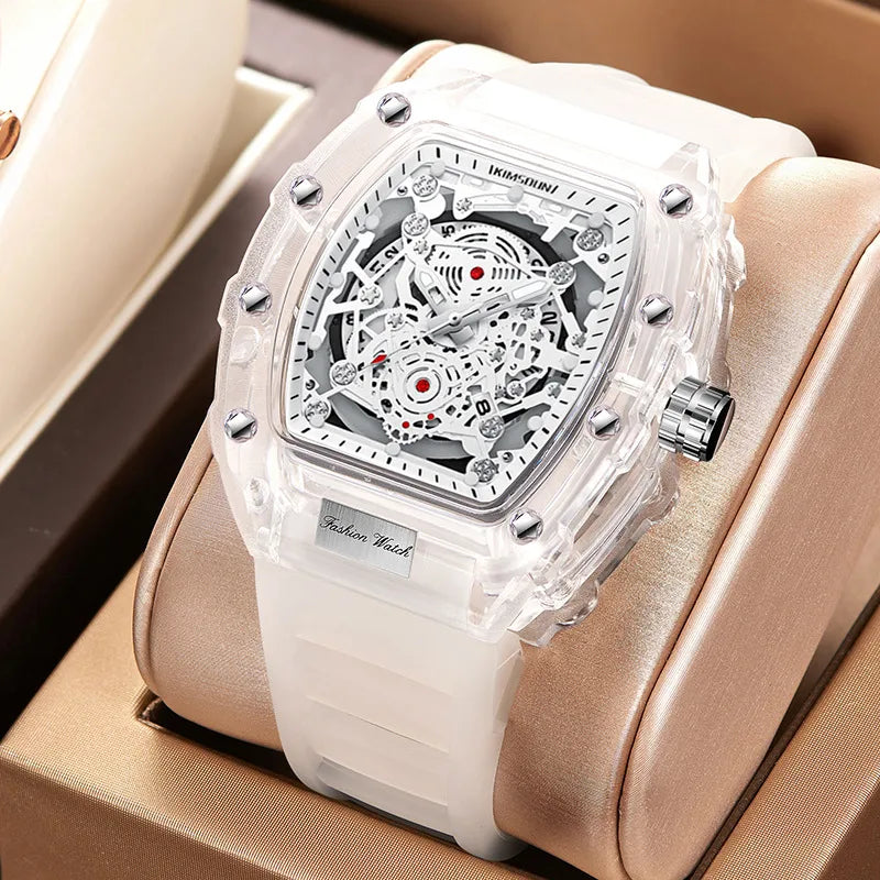 Simple Style Geometric Buckle Quartz Men's Watches