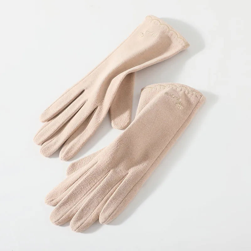 Women's Basic Simple Style Solid Color Gloves