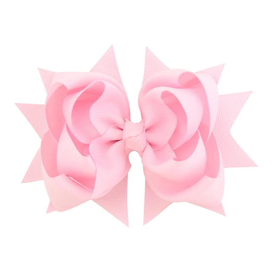new simple flower fishtail bow hairpin set