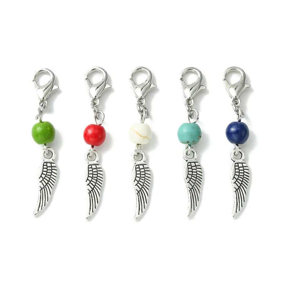 Casual Elegant Artistic Alloy turquoise Unisex Bag Pendant Keychain