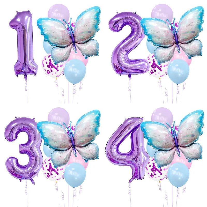 Birthday Simple Style Classic Style Color Block Aluminum Film Birthday Festival Balloons