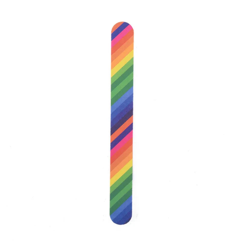 simple style colorful wood nail file 1 piece