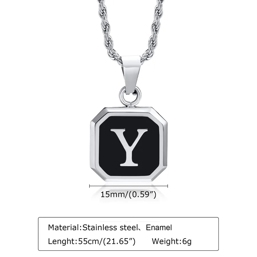 304 Stainless Steel Hip-Hop Enamel letter